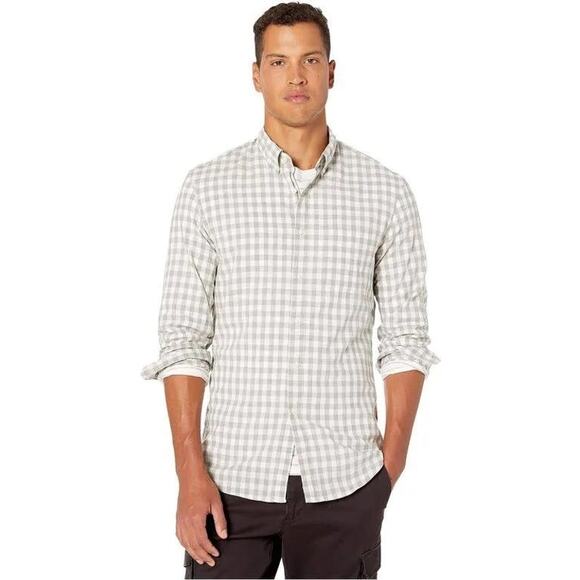 J.Crew Slim Secret Wash Shirt Lilac White Gingham M NWT - Picture 1 of 12